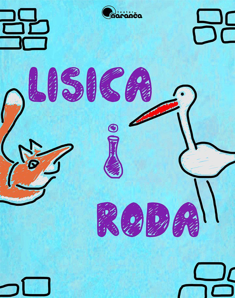 Predstava za djecu Teatra Naranča: Lisica i roda