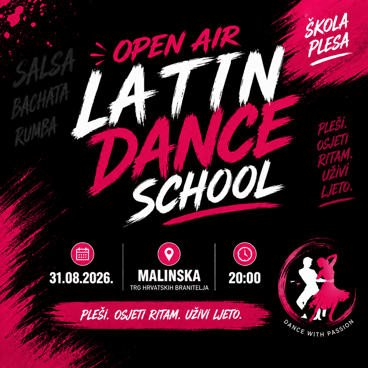 OPEN AIR LATIN DANCE SCHOOL, škola plesa