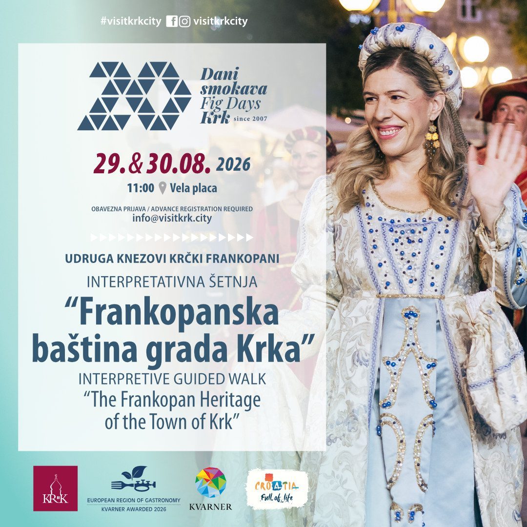 Interpretativna šetnja „Frankopanska baština grada Krka” 29. i 30.08.