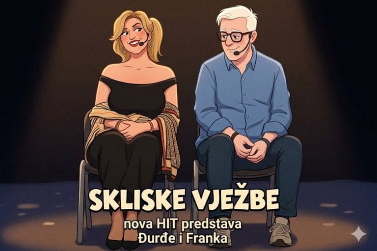 Vama glumimo u rujnu: Hit komedija Skliske vježbe Irene Grdinić i Marija Lipovšeka Battifiace
