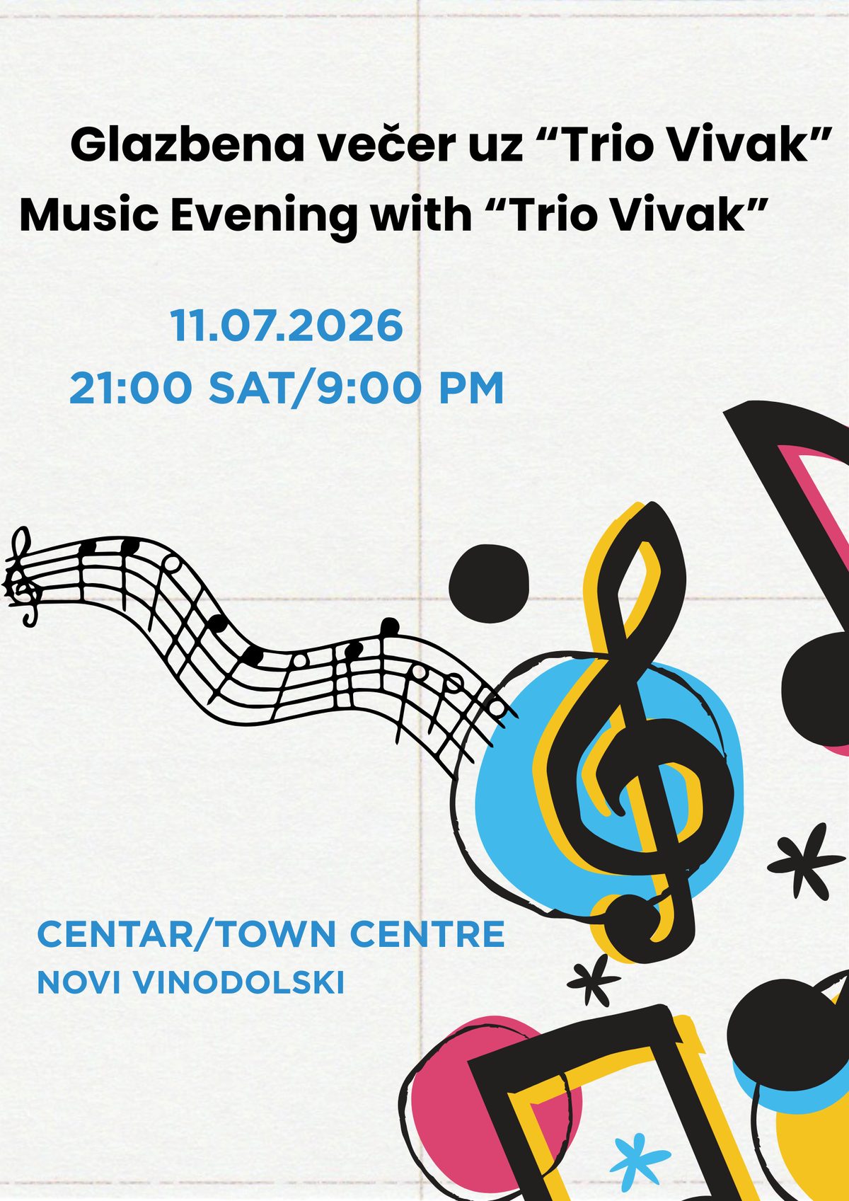 Music Evening with Trio Vivak