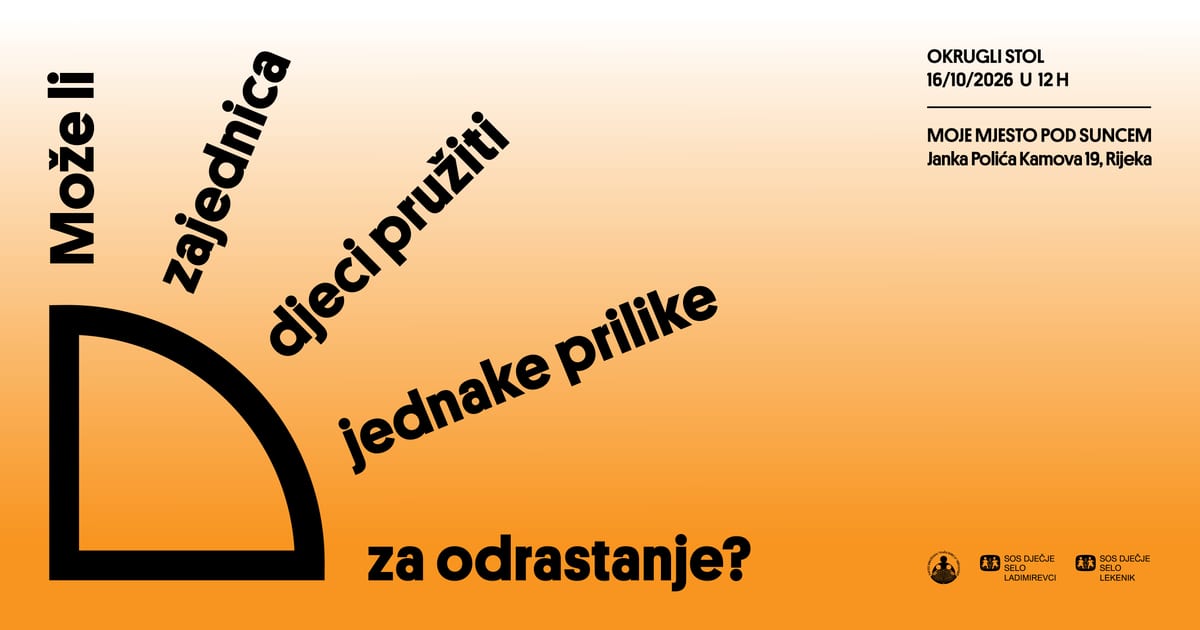 OKRUGLI STOL: Može li zajednica djeci pružiti jednake prilike za odrastanje?