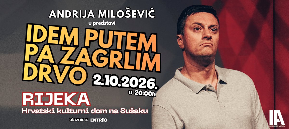 ANDRIJA MILOŠEVIĆ PONOVNO U RIJECI - "IDEM PUTEM PA ZAGRLIM DRVO"